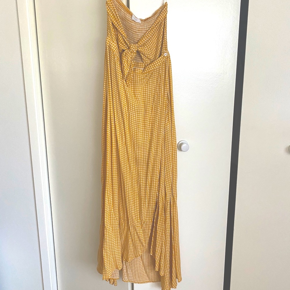 Sage the Label Strapless Wrap Dress